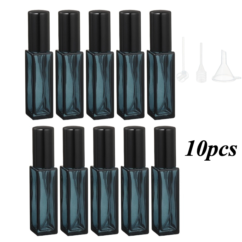 Misting Bottle Fine - 10 Stück Parfümflaschenspray, leer, Parfümzerstäuber, nachfüllbar,