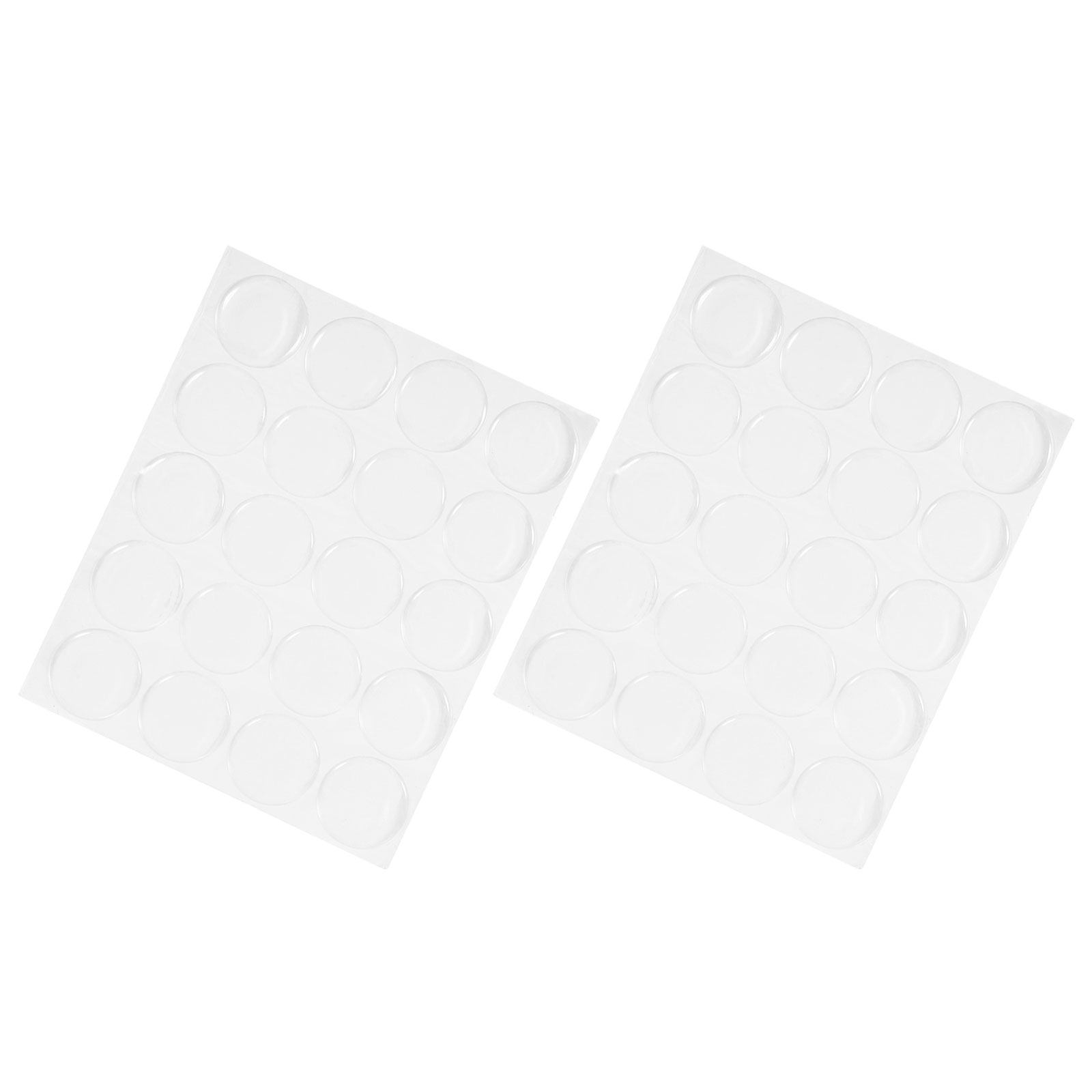 Plastic Dome Clear - 40 Stück Klare Runde Epoxidharz-Aufkleber 20mm