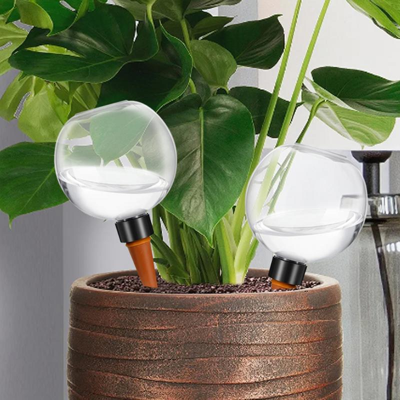 Self Watering Insert - Pflanzenbewässerungszwiebeln, automatisch, 500 ml, Glaskugeln, Pflanzgefäßeinsatz,