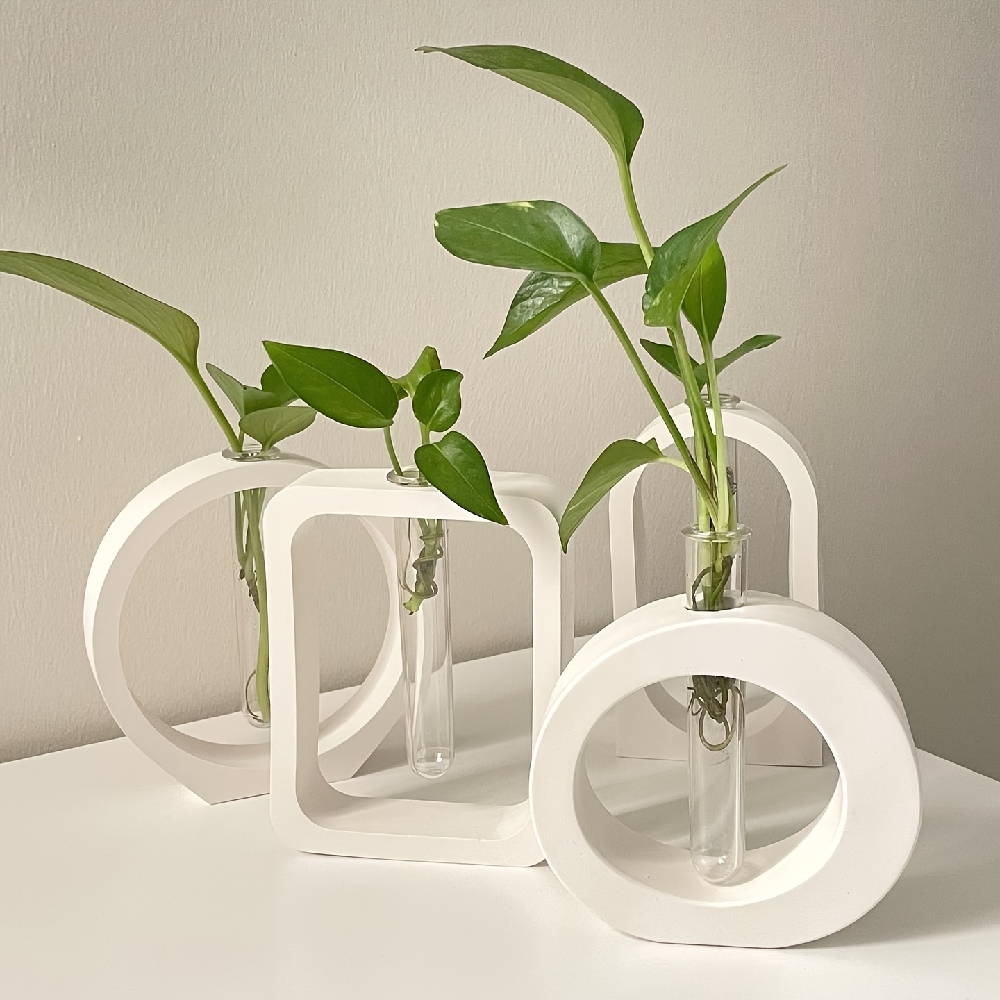 Propagation Station Vase - 4PCS Blume Vase Silikon Form Kristall