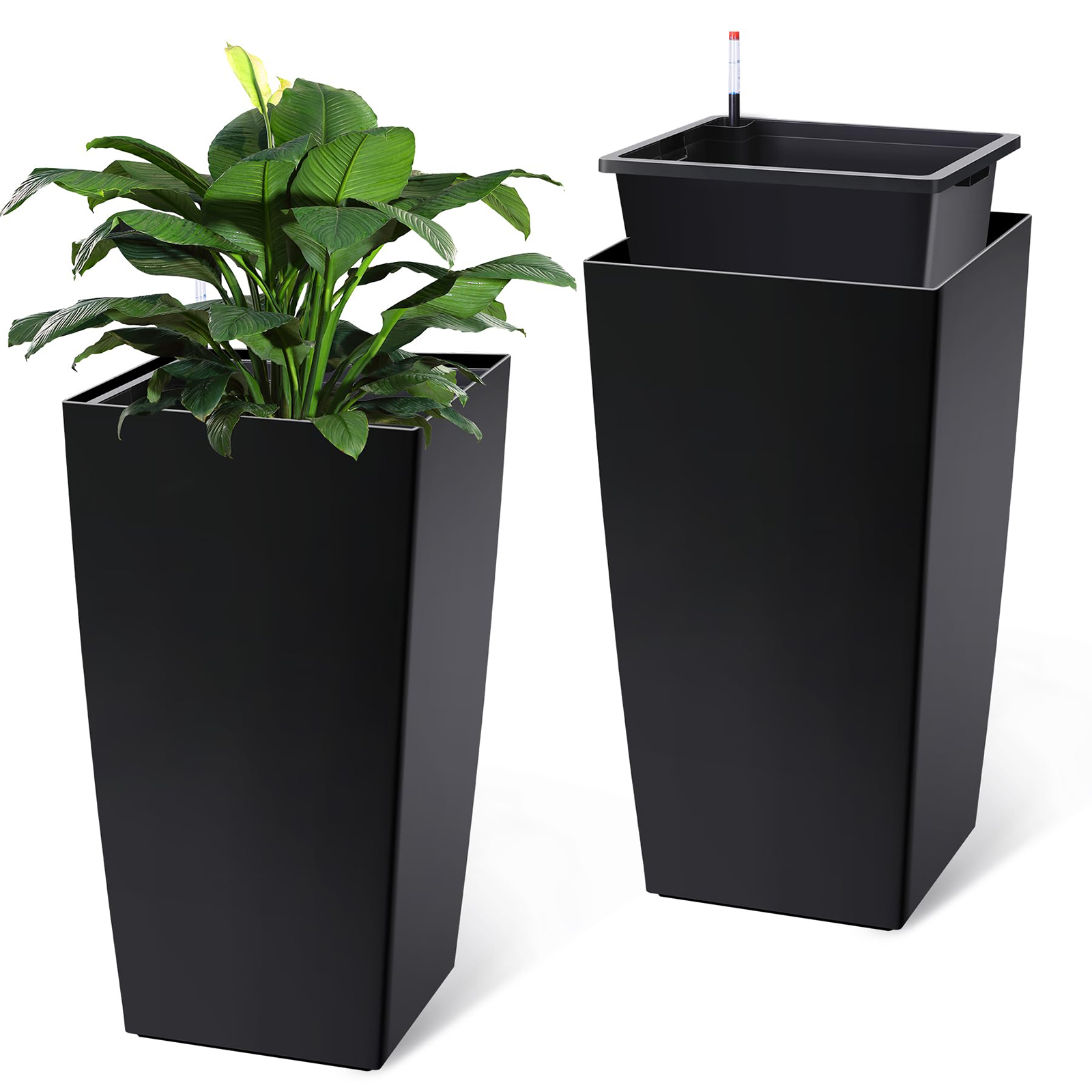 Set aus 2 30 Zoll hohen Pflanz – Self Watering Insert Bewertung und Preis