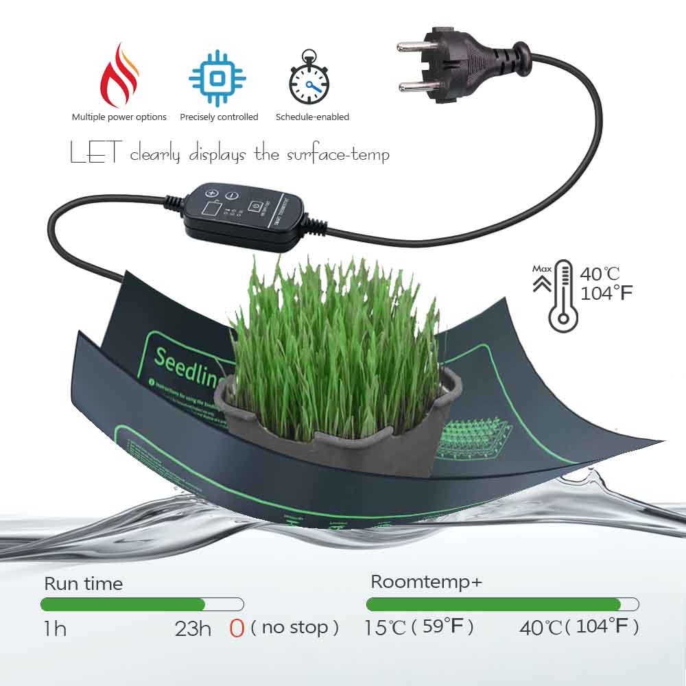 7-100w Pflanzen Heizkissen mit – Heat Mat Seedling Bewertung und Preis