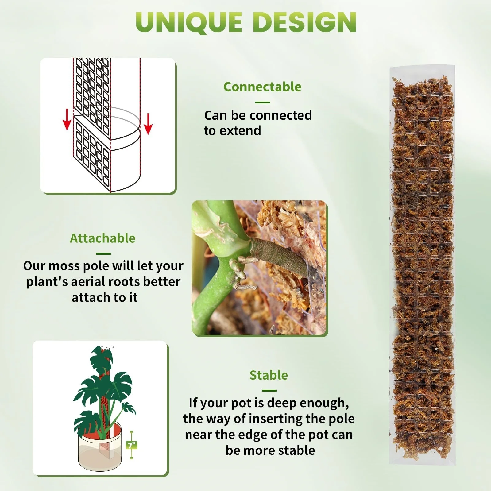 24 Zoll/36 Zoll/48 Zoll Kunsts – Sphagnum Moss Dry Bewertung und Preis