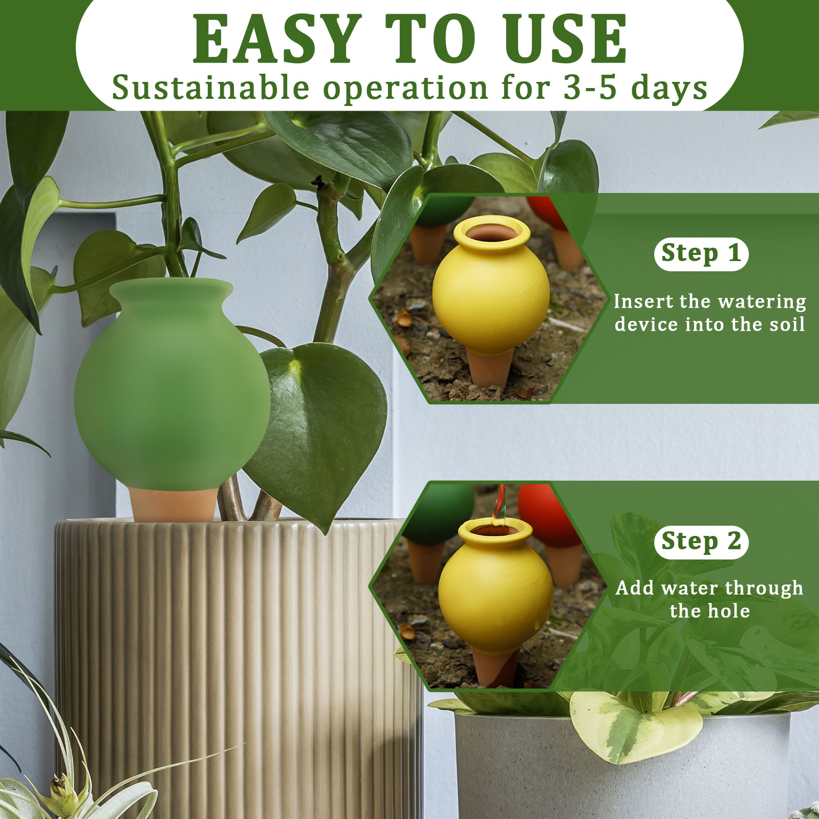 8 Stück selbstbewässernde Terr – Self Watering Insert Bewertung und Preis