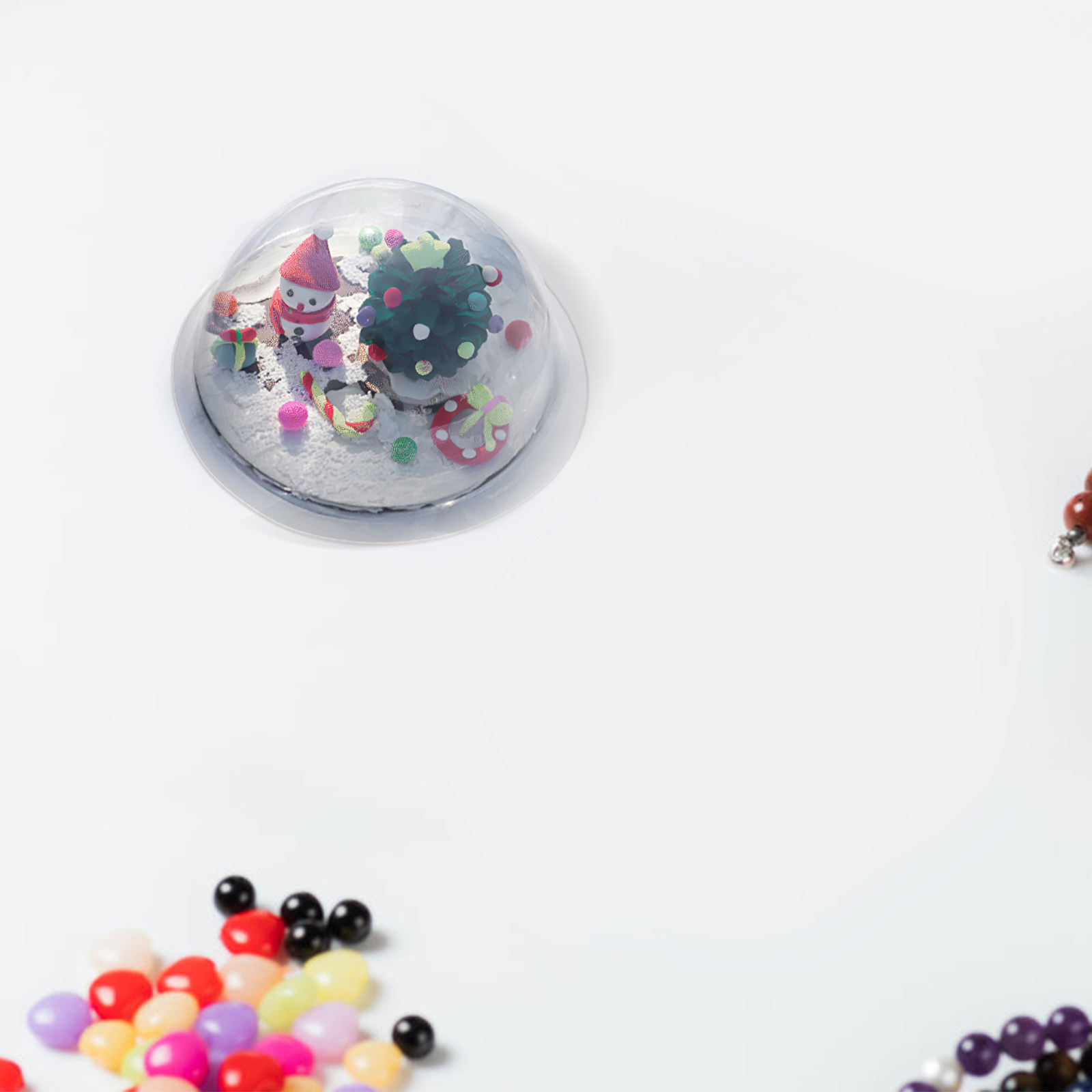 12 Stück durchsichtige, befüll – Plastic Dome Clear Bewertung und Preis